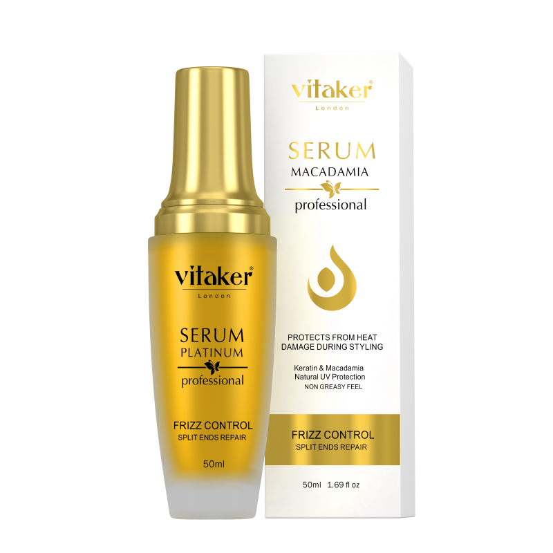 Масло Serum Macadamia - уход за кончиками волос c кератином и маслом макадамии 50 мл