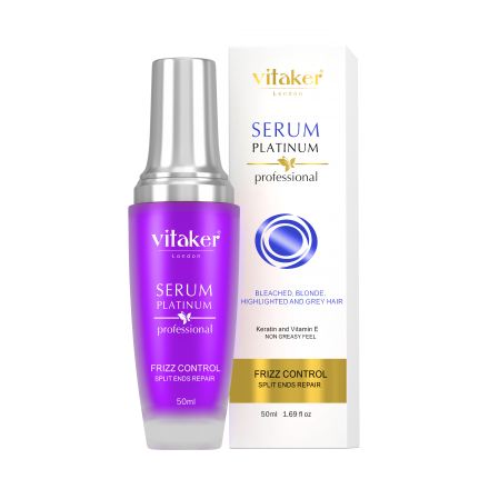 Масло Serum Platinum - уход за кончиками волос с кератином и витимином Е 50 мл